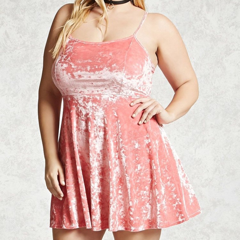 Crushed Velvet Cami Dress